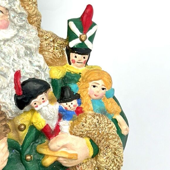 Vintage Germany Christmas Ornament Santa with Presents Rare - Picture 3 of 10